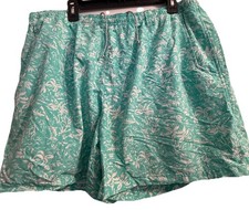 Columbia Men s PFG 2Xl Swim Trunks 6 Inch Inseam Coastal Fishing Print