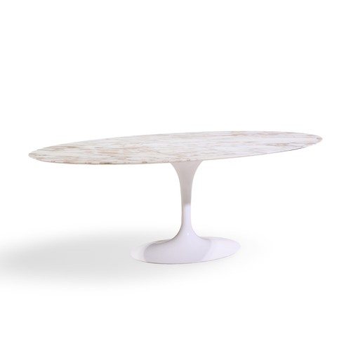 Eero Saarinen for Knoll Mid Century Tulip 84 Inch Marble Dining Table