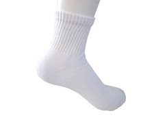 6 Pairs Kids School Socks Cotton Crew  Student Uniform Socks  Ages 3-5