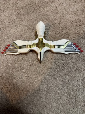 Vintage Mighty Morphin Power Rangers 1995 MMPR White Ranger Falcon Zord Bird