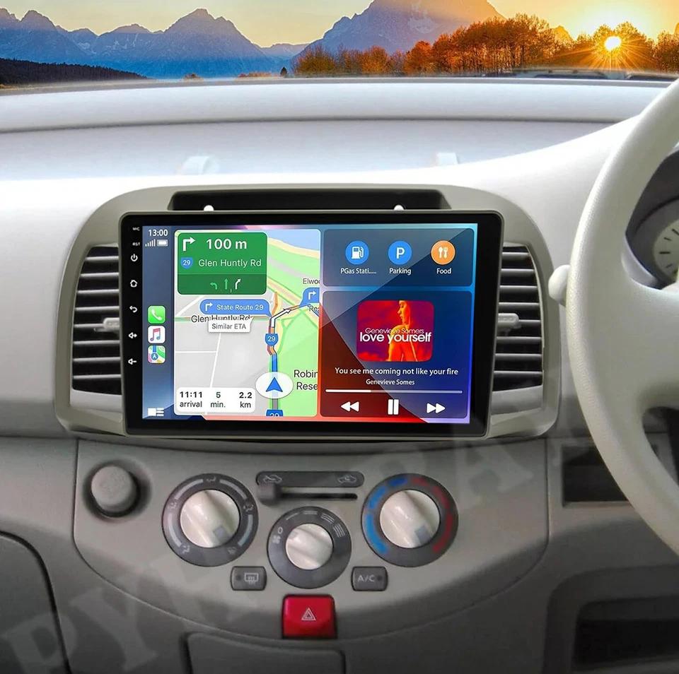 Für Nissan Micra III K12 2002-2009 Android 13 Carplay Autoradio GPS WIFI SWC BT - Bild 2 von 4