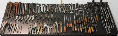 Assorted Used Hand Tools, Wrenches, Pliers, Ratchets, Sockets, Screwdrivers, etc