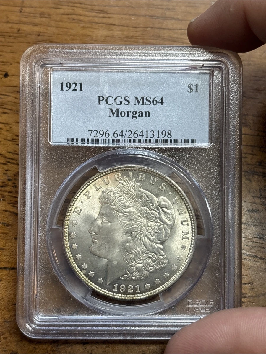 MS 64 Graded 1921 Year Morgan US Dollars (1878-1921) for sale | eBay