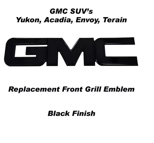Full Replacement Aluminum GMC Grille Emblem Yukon Sierra Envoy Acadia Sealed GM - Image 2 of 4
