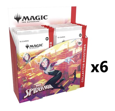 SEALED CASE! 6x Collector Booster Box Marvel's Spider-Man SPM MTG | eBay