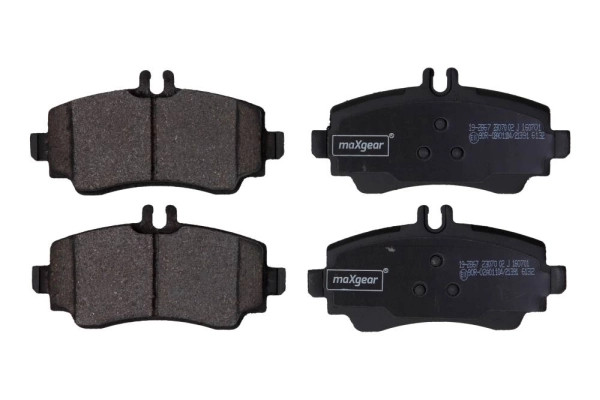 Plaquettes de frein anti-vibration MAXGEAR 19-2867 MERCEDES-BENZ résistant à la chaleur