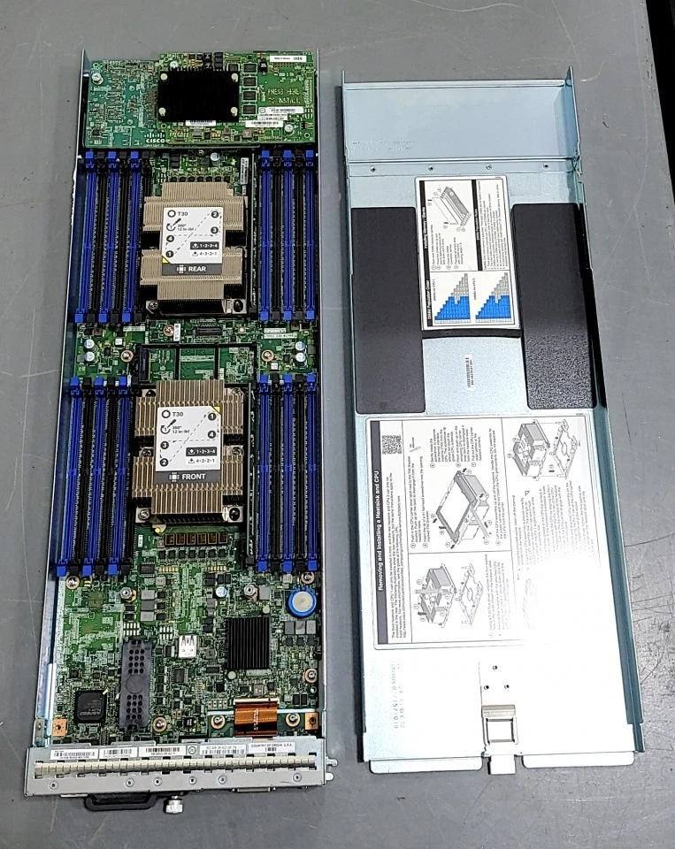 Cisco UCSB-B200-M5 V06 Server 2*INTEL XEON GOLD 5115 16GB SEE NOTES - Image 3 of 4