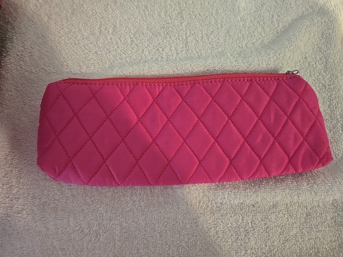NWOT Belvah Pink and Black Polka Dot Quilted Fabric Purse Tote Hand Bag With Bow - Picture 5 of 7