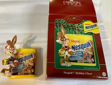 Carlton Cards Nestle Nesquik Bunny Holiday Cheer Ornament Vintage