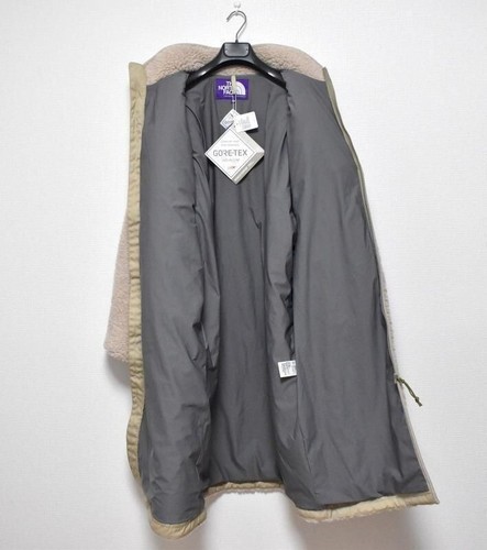 THE NORTH FACE X Nanamica PURPLE LABEL Wool Boa Fleece Field Coat Size XL NEW - Picture 3 of 13