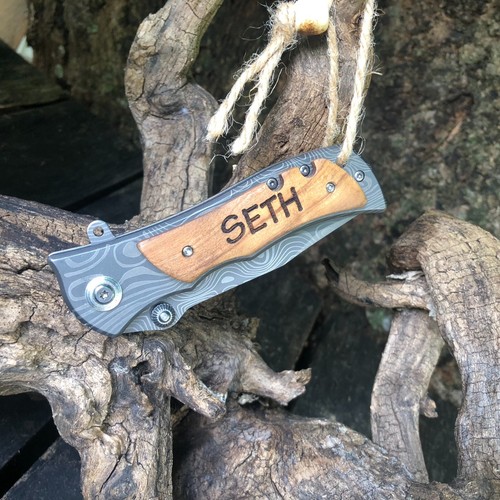 Pocket Folding Knife with Stainless Steel, Safety Liner-Lock Personalized - Picture 7 of 13
