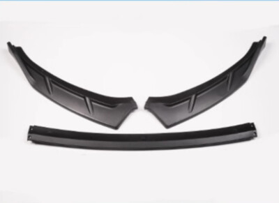 For 20-22 ROEWE I6MAX Ei6MAX Sedan Matte Black Front Bumper Lip Spoiler Splitter