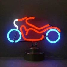 MOTORCYCLE NEON SCULPTURE  4MOTOR by Neonetics