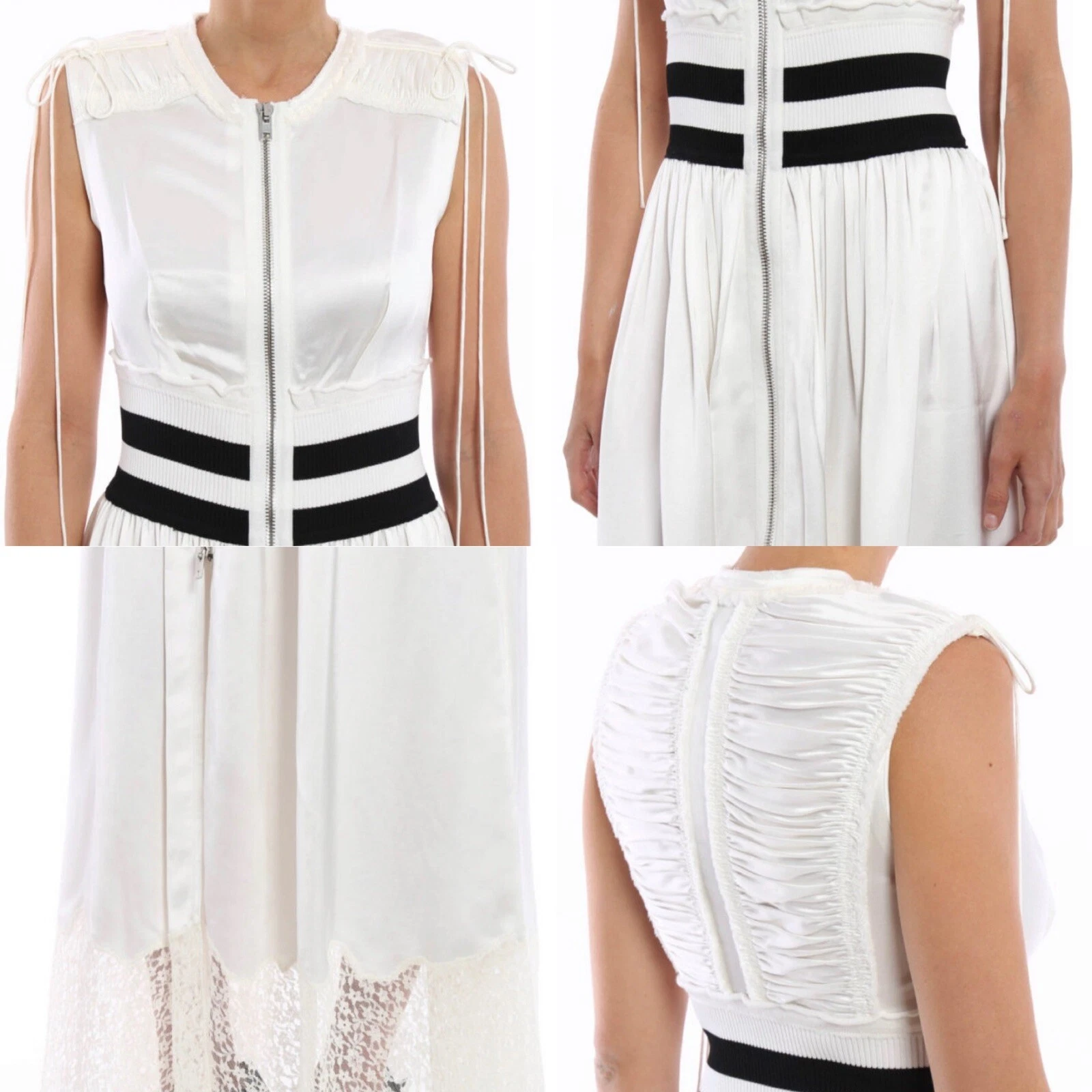 Abito lungo con zip Alexander Wang nuovo taglia US 4