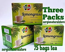3 Packs Te de Limon Lemongrass Tea ✅ Infusion Herbs 75 bags Free Shipping