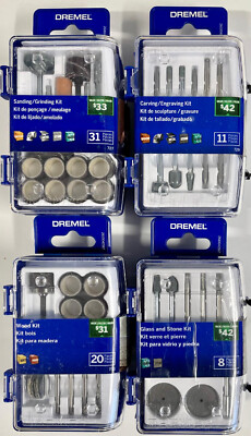 Dremel Wood Glass Stone Carving Engraving Sanding Grinding Kit ~ YOU Choose!