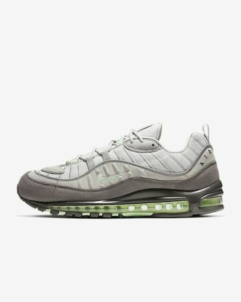 grey and green air max 98