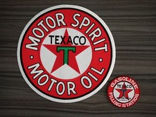 LARGE Size Patch TEXACO Motor OIL Motor Spirit Biker Embroidered Iron or Sew on