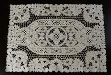 Embroidery Polyester Embroidered Cutwork Table Placemat Runner Wedding Party