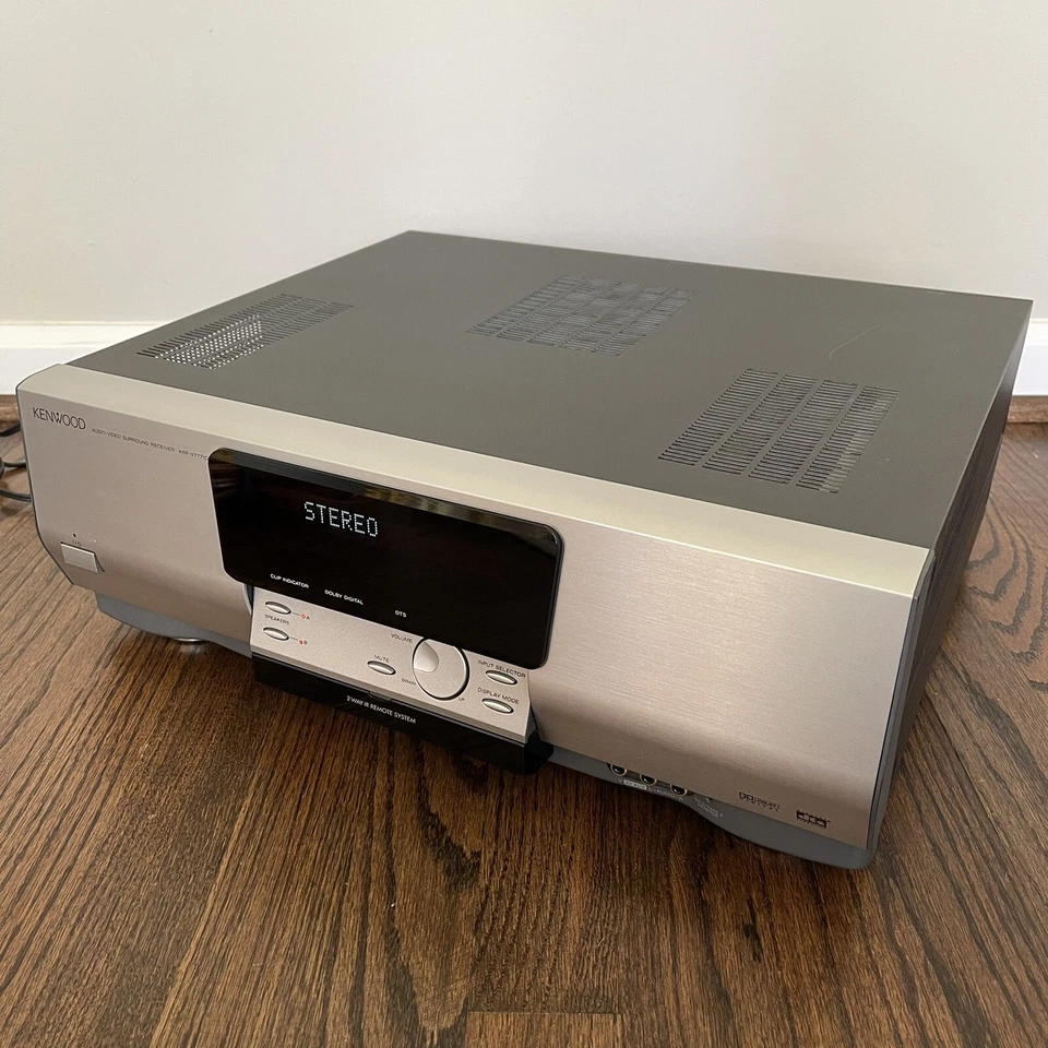 Vintage 1998 Kenwood KRF-V7771D 500W 5.1 ch Audio Video Surround Receiver RARE - Image 3 of 4