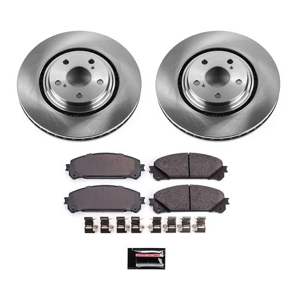 Kit de frenos POWERSTOP para Lexus NX200t NX300 NX300h RX350 RX450h Toyota Highlan... Foto 2 de 4