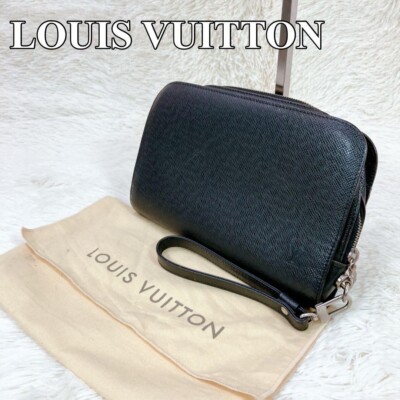 LOUIS VUITTON Taiga Baikal Ardoise M30182 From Japan F/S Rare