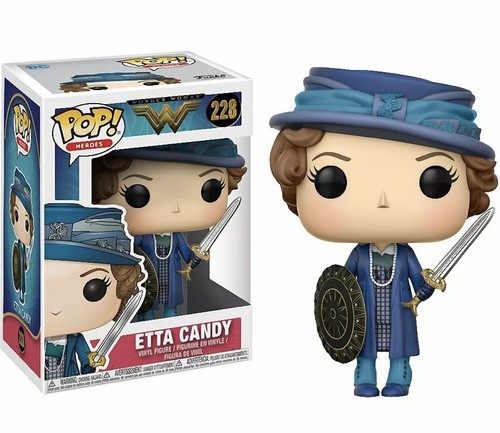 DC Wonder Woman #228 Etta Candy with Sword & Shield Funko Pop! Helden NEU - Bild 1 von 7
