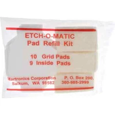 Etch-O-Matic PAD REFILL KIT Etcher & Engraver Pad Refill Kit for Etch-O-Matic