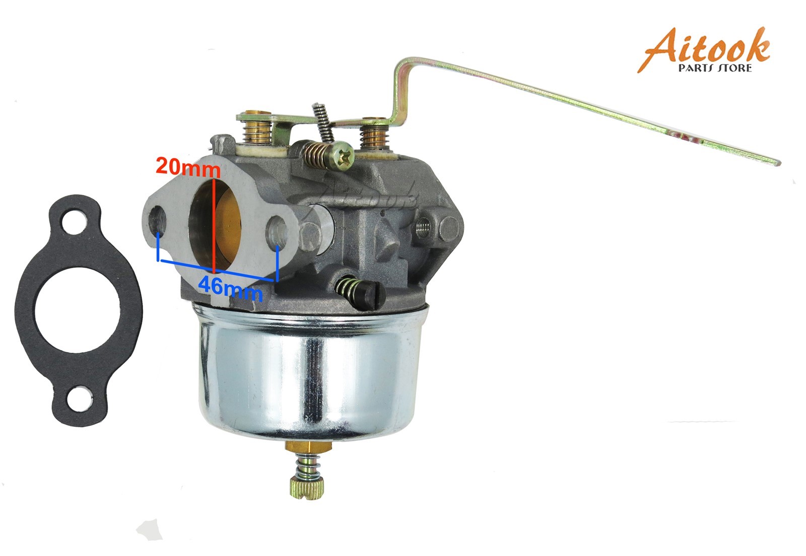New Carburetor For Tecumseh H30, H35 Engines - Replaces 632615, 632208, 632589