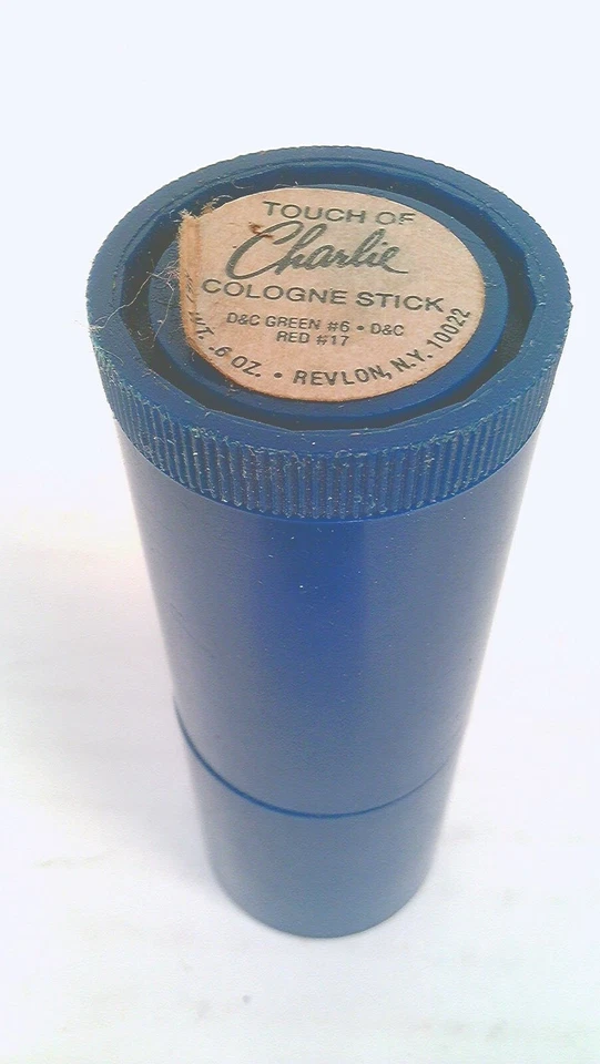 ✅ Revlon~Touch of Charlie~Colonia Stick~.6 oz~Vintage~NUEVO Foto 2 de 3