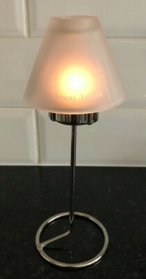 Kerzenlampe Milchglas Duval-Leroy