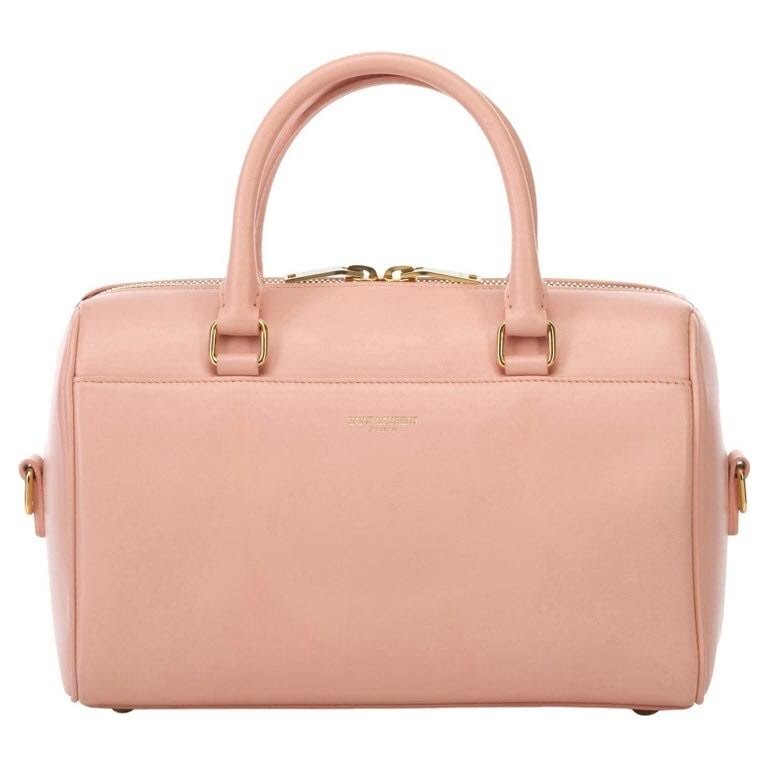SAINT LAURENT BORSA BORSONE CLASSICO BAMBINO PELLE ROSA CON TRACOLLA STACCABILE
