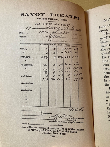 The True Adventures of a Play by Louis Evan Shipman. 1st edition SIGNED; 1914 - Picture 15 of 16