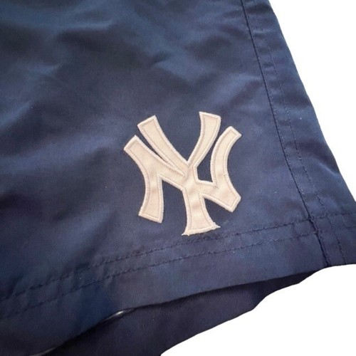 New York Yankees Shorts Mens Size 4XL MLB Genuine Merchandise Blue Swim Trunks - Picture 2 of 14