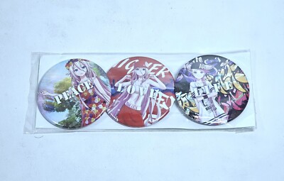 IA / Aria Vocaloid Button Badge Set Of 3 - Life, Love, Peace - 1st Place - Set 1