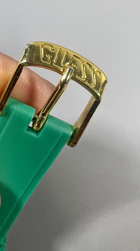 Guess Uhr weißes Zifferblatt grünes Armband - Bild 6 von 9