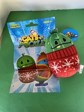Cats vs Pickles Snuggles Red Sweater Pickle 484 Holiday 2023 Bean Mystery Bag