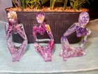 3 Sitting Thinking Statues