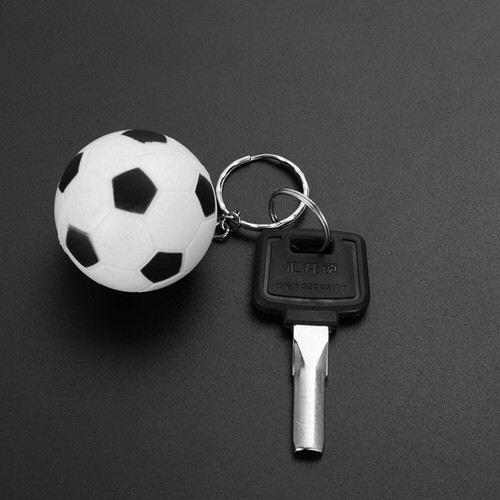 24 Pcs Abschlussgeschenk Schlüsselanhänger in Fußballform Kind - Bild 5 von 11