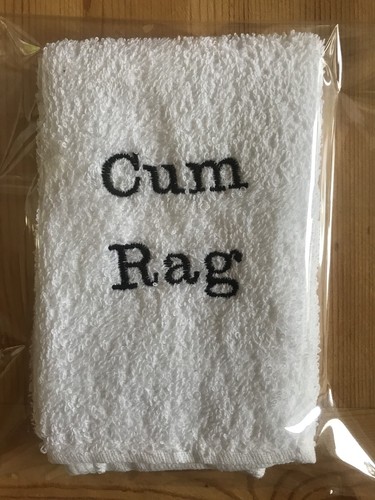 New Embroidered Novelty Cum Rag Cloth Flannel  - Novelty Stocking Gift - Picture 1 of 4