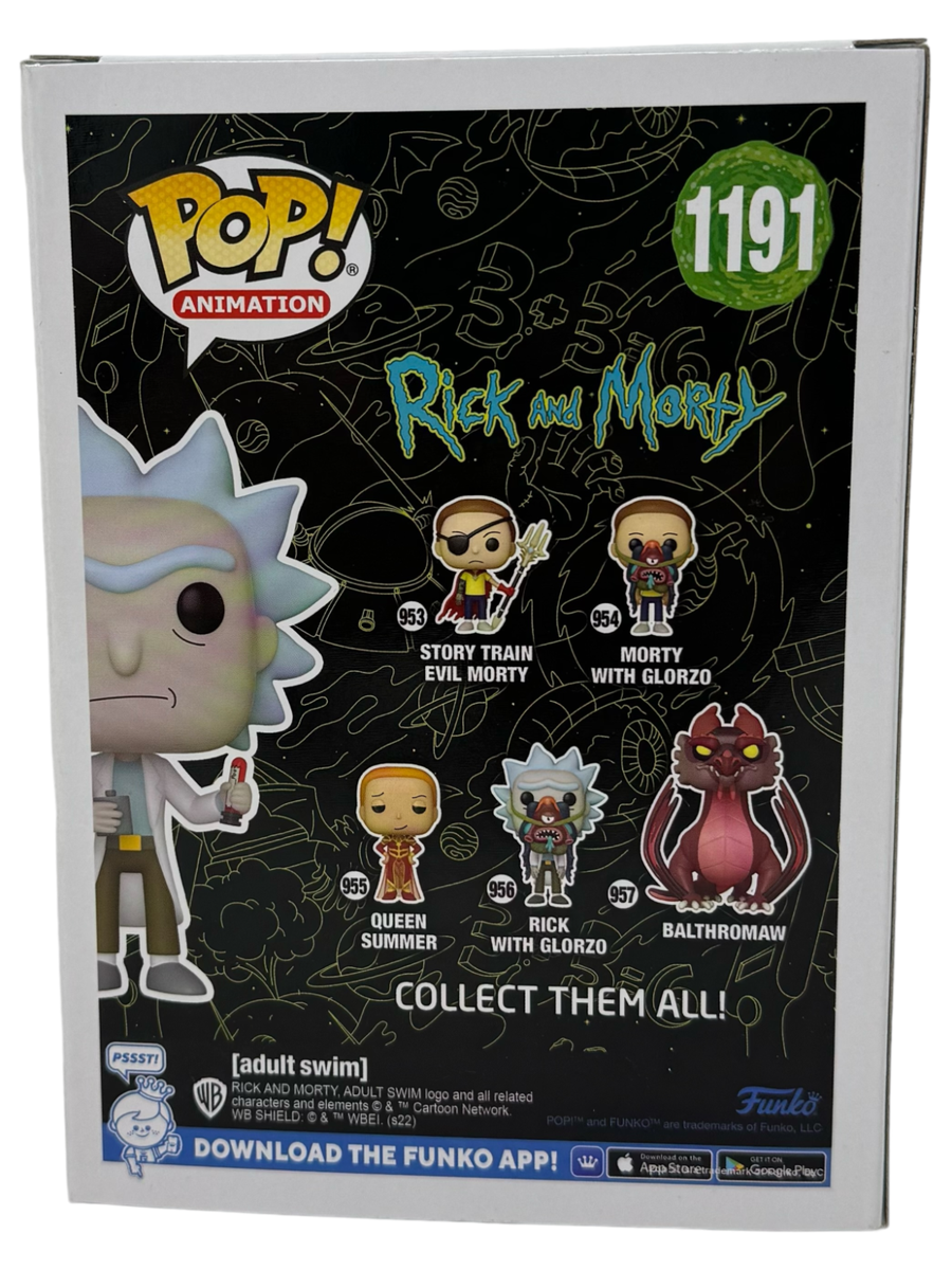Justin Roiland Signed Rick and Morty Funko Pop Rick 1191 Autograph