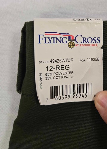 Flying Cross Forest Green Size 12R wpl 0046 pants - Picture 7 of 14