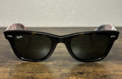 RAY-BAN Wayfarer Sunglasses RB-2140 1146 55-22 3N, Hand Made in