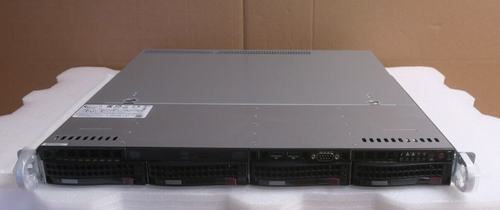 Supermicro SYS-5019S-M 813M-3 Quad-Core E3-1245v6 16GB Ram 240GB SSD 4Bay Server - Picture 2 of 11