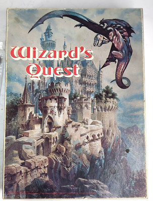 WIZARD'S QUEST Treasure Hunt on the Fantastic Island of Marnon-Avalon Hill, 1979