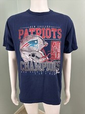 Men's NFL Team Apparel New England Patriots 2011 AFC East S/S T-Shirt Tee Medium