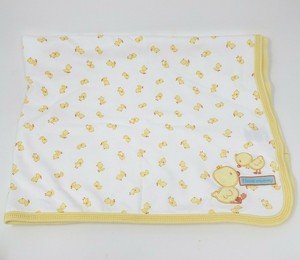 yellow swaddle blanket