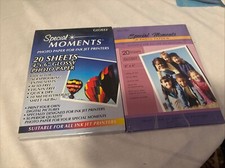NEW Special Moments Photo Paper 4" x 6" Ink Jet Printers 20 Sheets GLOSSY Sealed