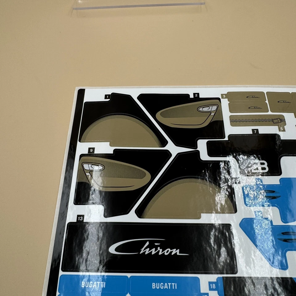 LEGO Technic Bugatti Chiron 42083 Sticker Sheet - New Never Used Authentic - Image 3 of 4