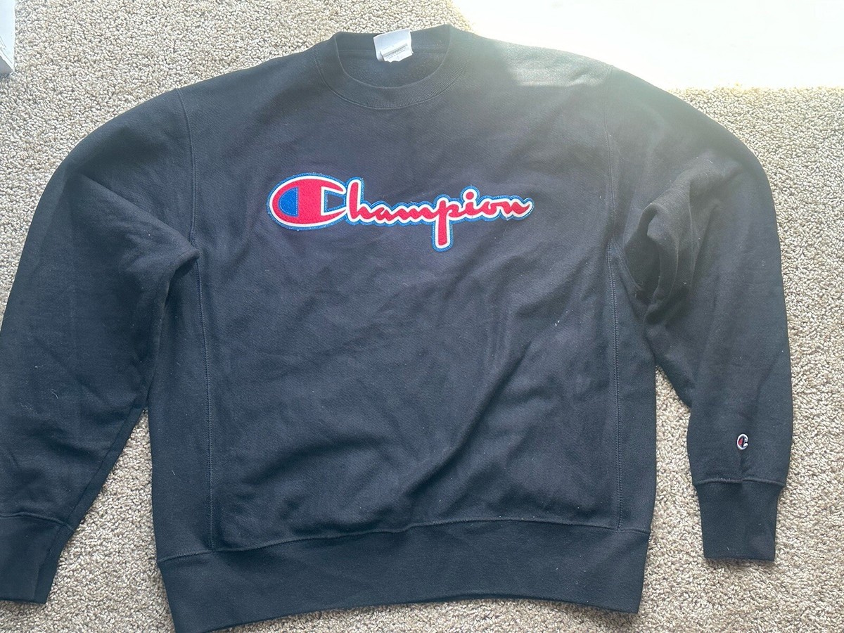 Vintage Y2k CHAMPION Embroidered Reverse Weave Sweatshirt 90s 